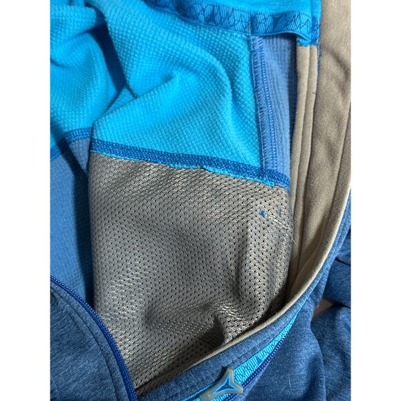 Atomic Cliffline Microfleece Zip Men's Thermal Midlayer Zip Neck Blue Skiing XL - Picture 12 of 12